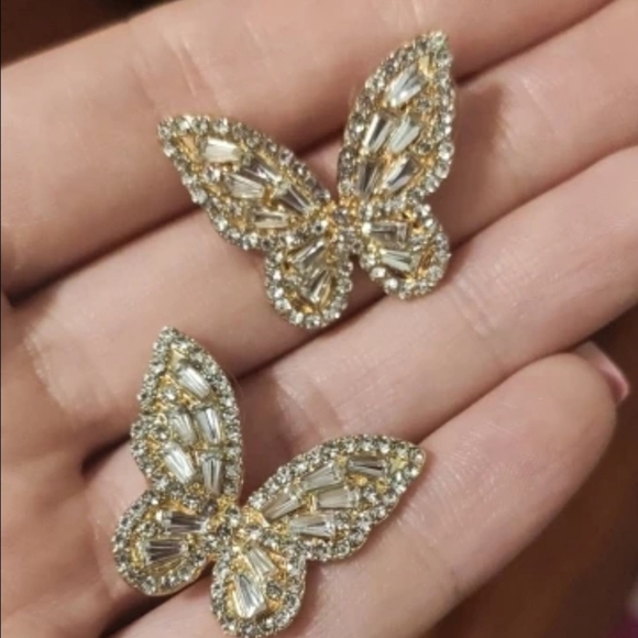 Butterflies earrings - Picture 2 of 9